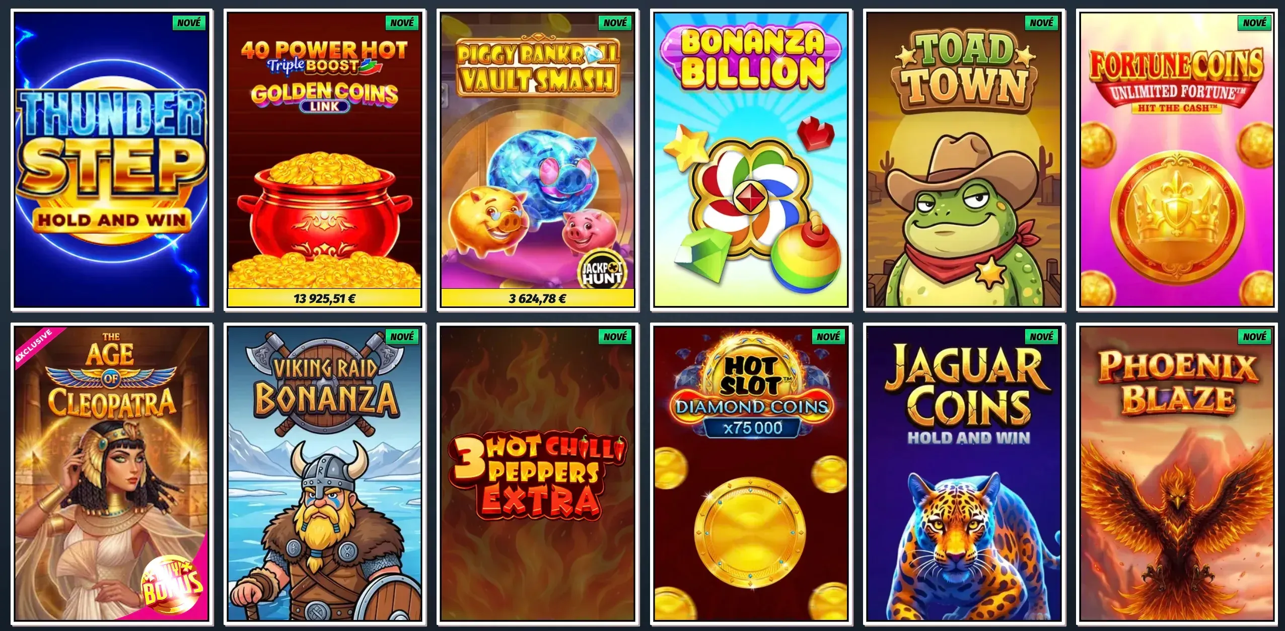 Rôzne výherné automaty v Allyspin casino